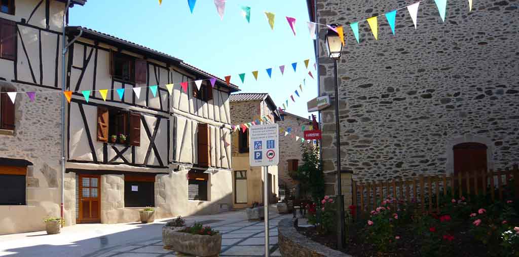 vilagge de Flagnac en Aveyron